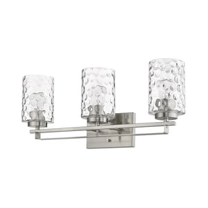 Livvy 3-Light Satin Nickel Vanity