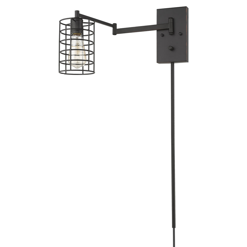 Industrial Bronze Metal Wall Sconce - 99fab 