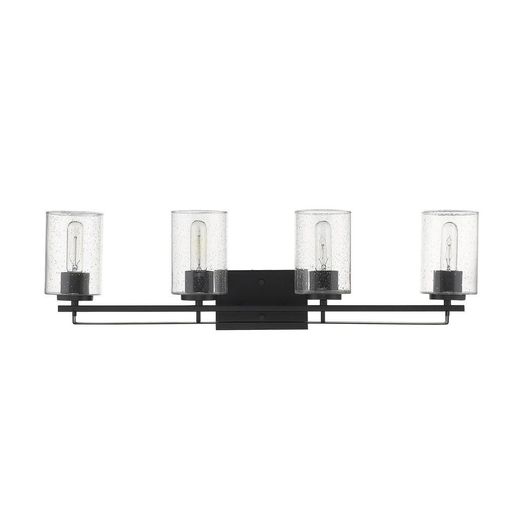 Orella 4-Light Matte Black Sconce - 99fab 