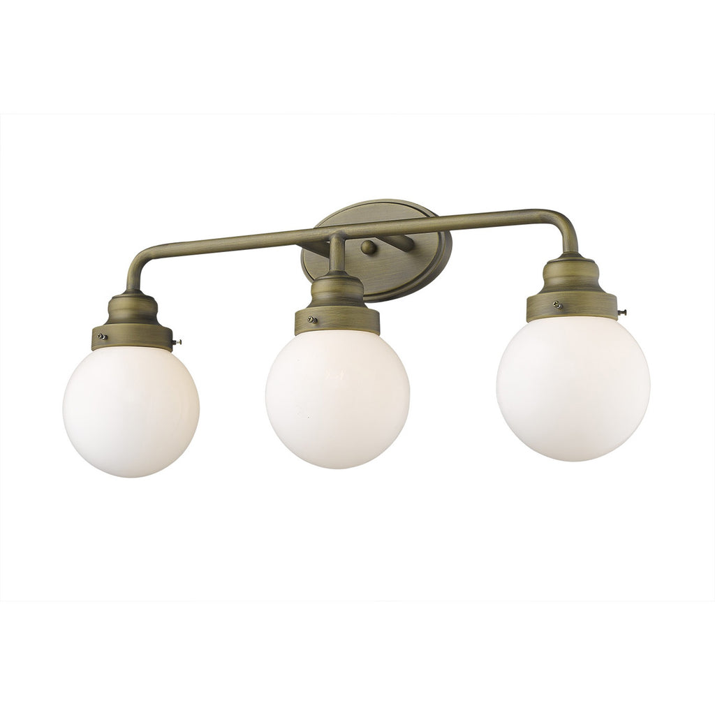 Portsmith 3-Light Raw Brass Vanity - 99fab 