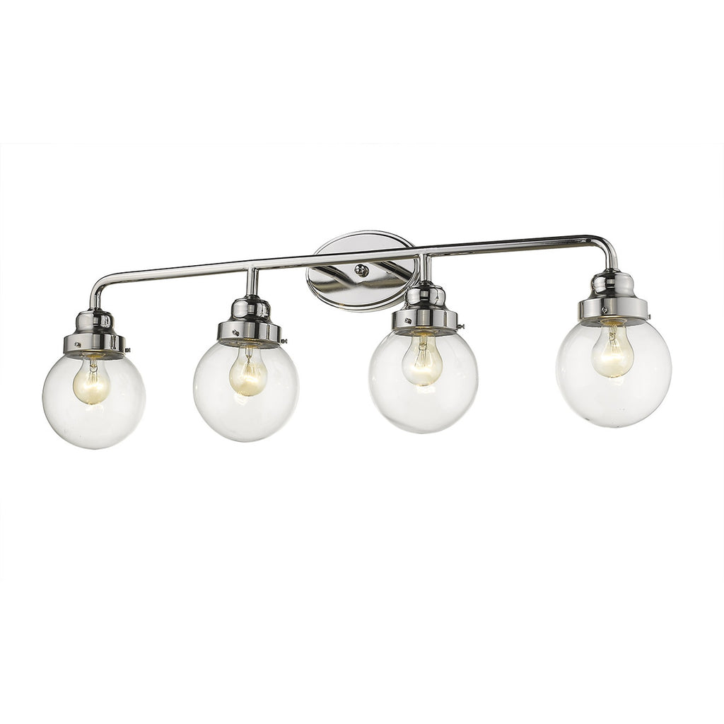 Portsmith 4-Light Polished Nickel Vanity - 99fab 