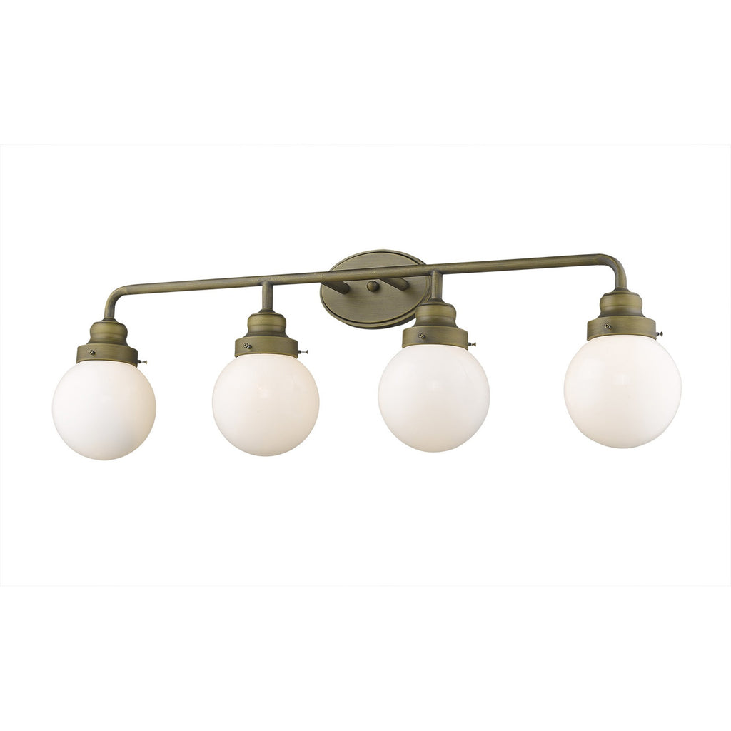 Portsmith 4-Light Raw Brass Vanity - 99fab 