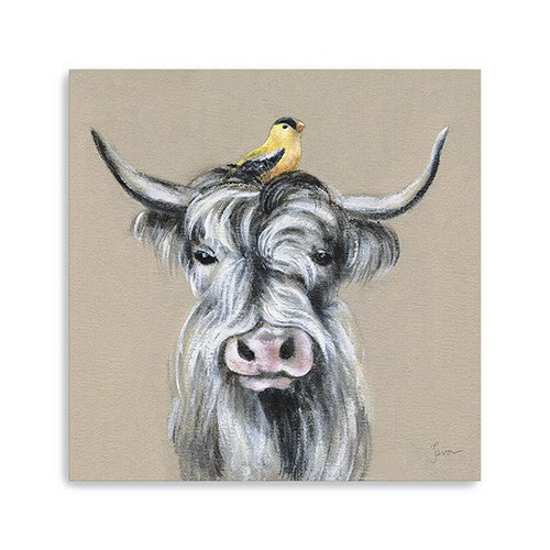 Cute Highland Cow Unframed Print Wall Art - 99fab 