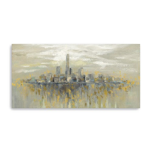 Artistic Manhattan City Skyline Unframed Print Wall Art - 99fab 