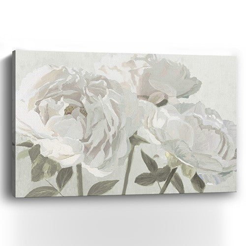 Neutral Flowers In Bloom Unframed Print Wall Art - 99fab 