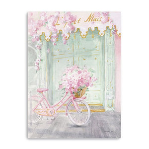 Pretty Pastel Pink Paris Unframed Print Wall Art