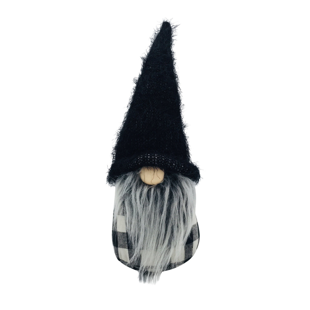 Black and White Buffalo Check Groovy Gnome - 99fab 