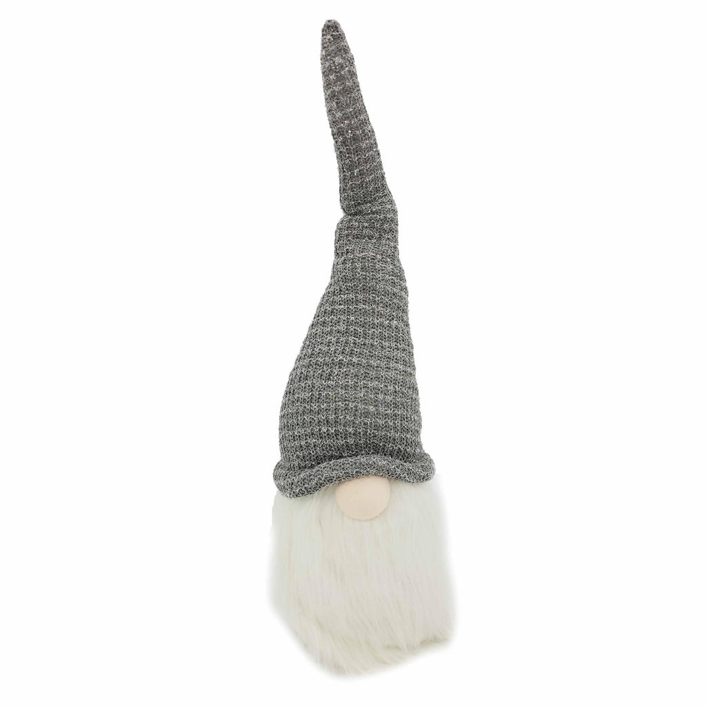 Grey Fabric Gnome with Ultra Long Hat - 99fab 