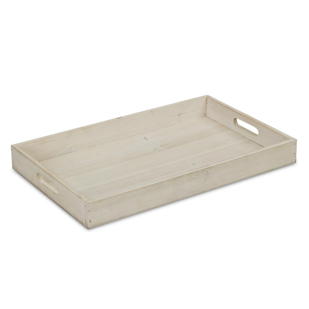 Minimalist Light Gray Wooden Tray - 99fab 