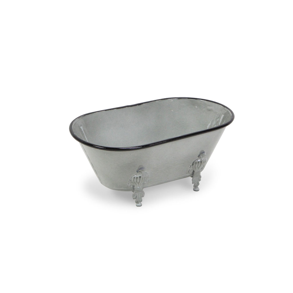 Jumbo Light Gray Bathtub Decorative Sculpture - 99fab 