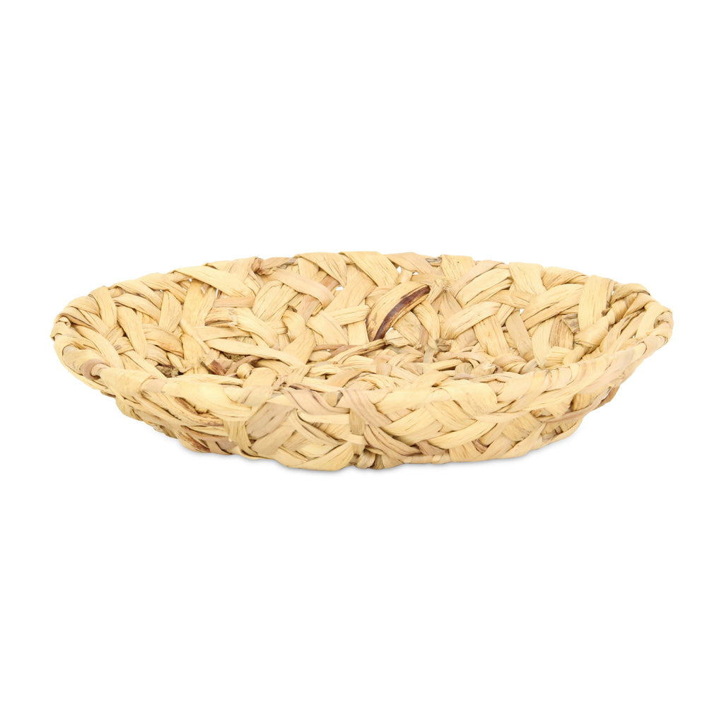 Braided Water Hyacinth Decorative Bowl - 99fab 