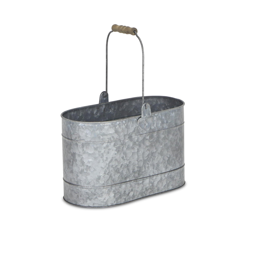 Farmhouse Galvanized Metal Bucket - 99fab 