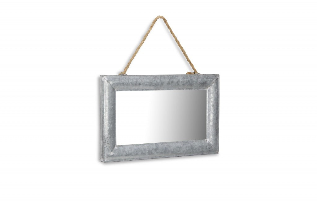 Galvanized Metal Hanging Mirror - 99fab 