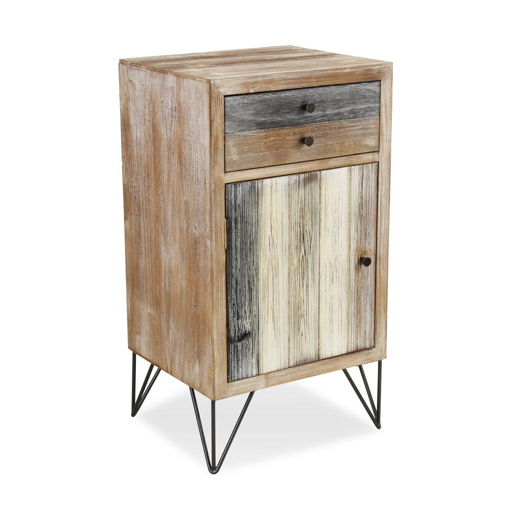 Modern Urban Rustic End or Side Table - 99fab 