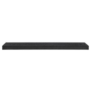 43" Black Wooden Floating Shelf