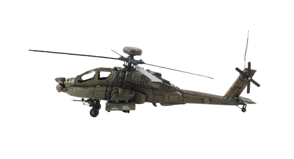 Ah-64 Apache Helicopter Sculpture - 99fab 