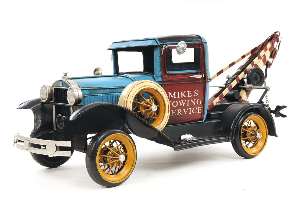 c1931 Ford Model A Tow Truck Sculpture - 99fab 