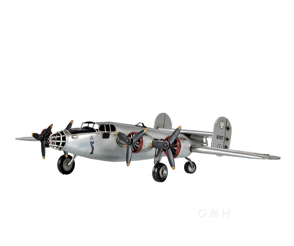 c1940 B-24 Liberator Bomber Sculpture - 99fab 