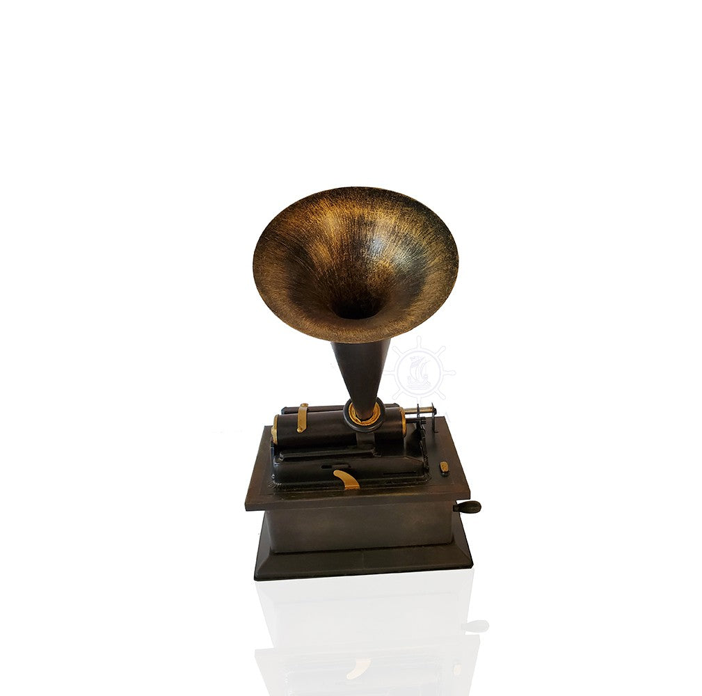 c1901 Edison Standard Phonograph Replica Sculpture - 99fab 