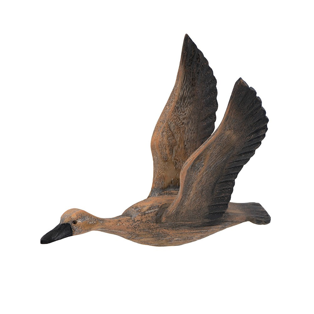 Set of Three Flying Geese Carved Wood 3D Wall Art - 99fab 