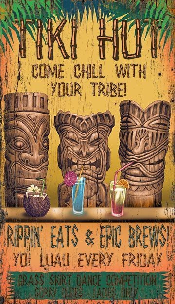 Wood Tiki Bar Wall Décor - 99fab 