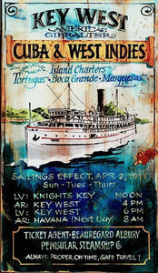 Key West Island Charters Wall Décor