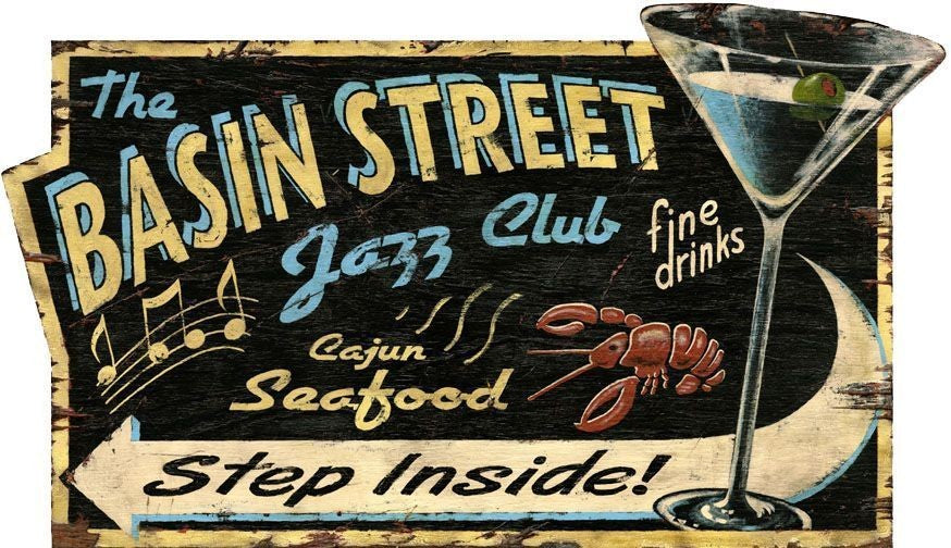 Vintage Cajun Jazz Club Wall Décor - 99fab 