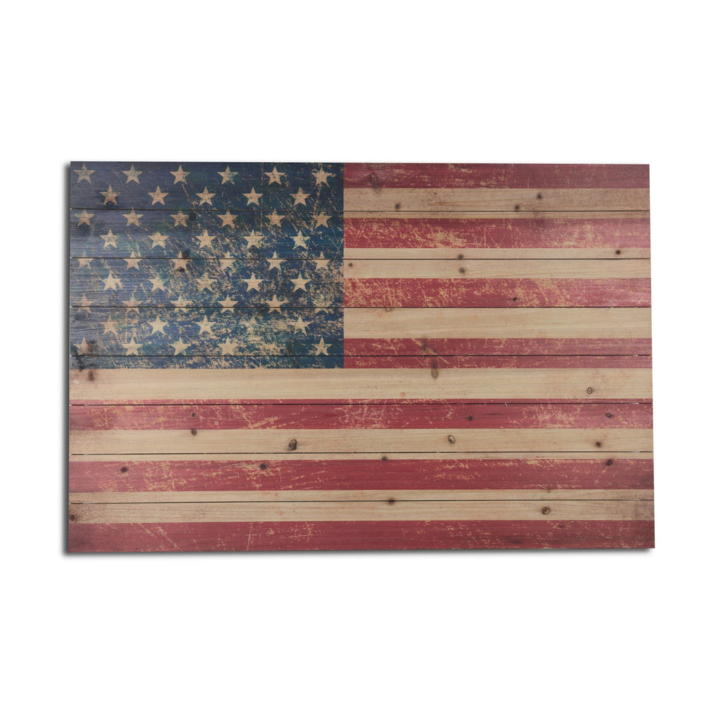 Striking Usa Flag Unframed Graphic Wall Art - 99fab 