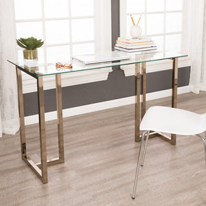 Modern Champagne Writing Desk