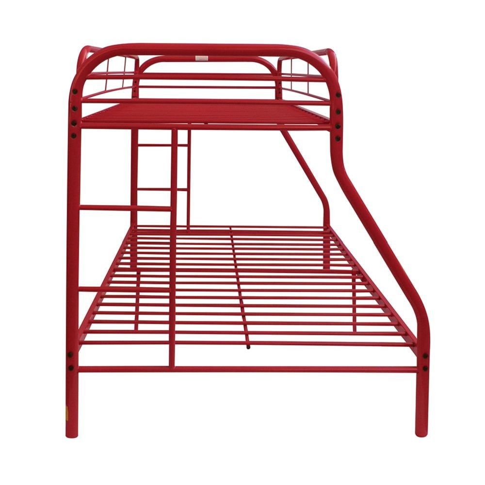 Red Twin Over Full Size Bunk Bed - 99fab 