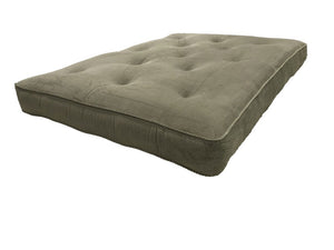 8" Green Double Poly Full Futton Mattress