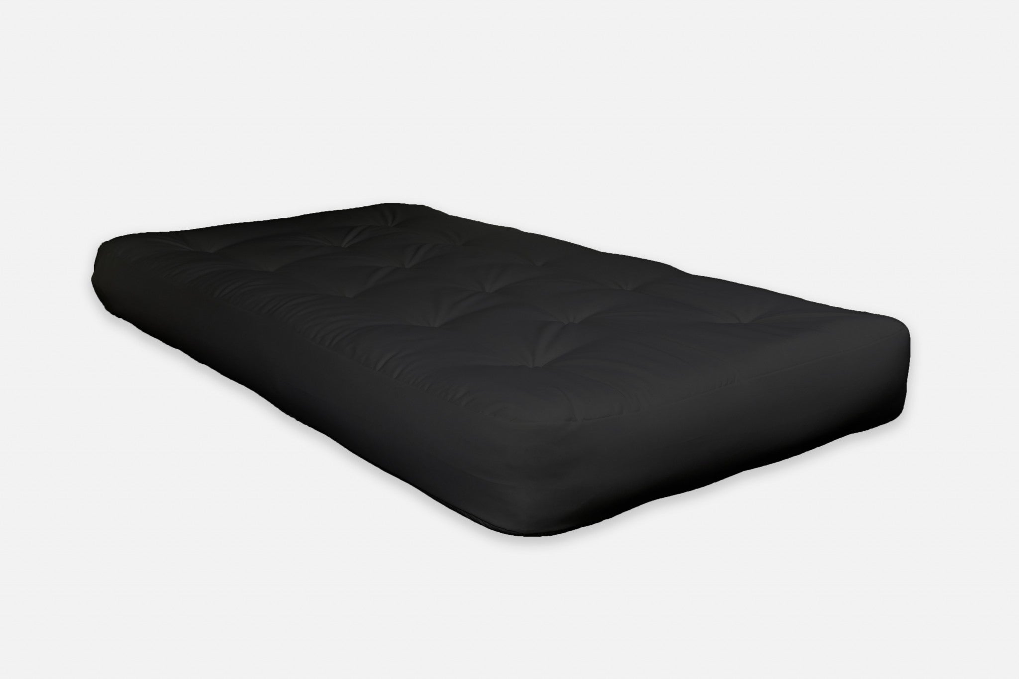 8" Black Double Poly Full Futon Mattress