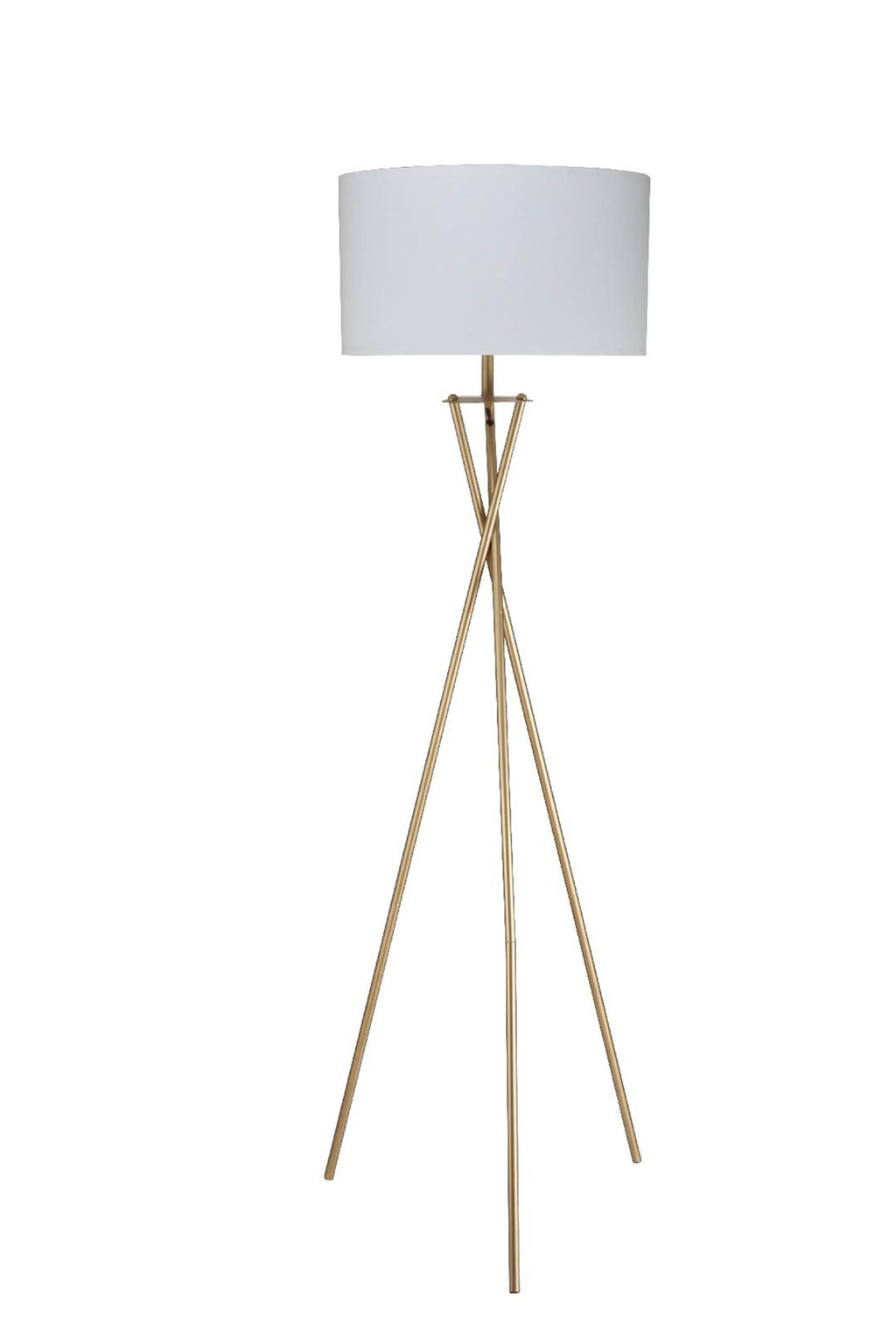 Minimalist Gold Metal Floor Lamp - 99fab 