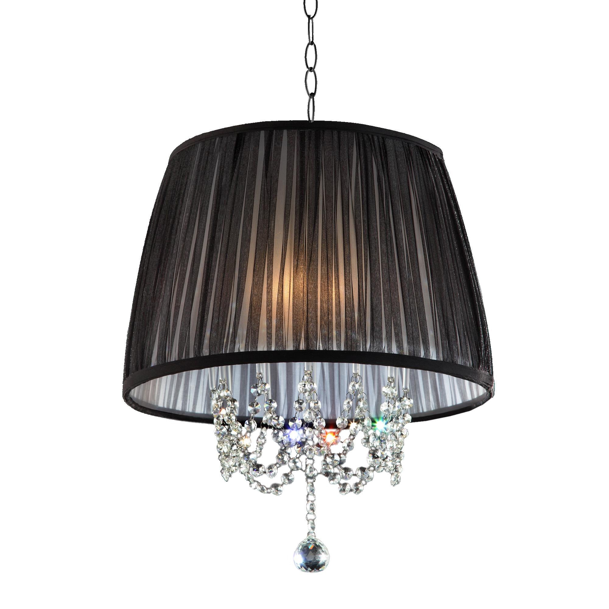 Elegant Ceiling Lamp with Crystal Accents