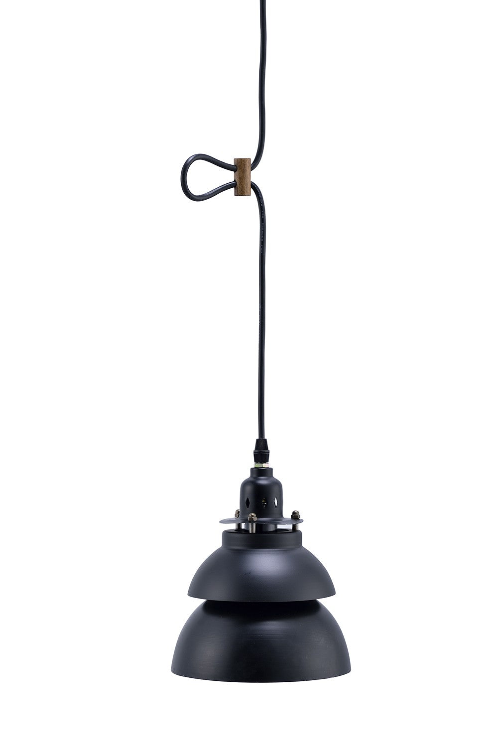 Industrial Two Tier Black Metal Hanging Light - 99fab 