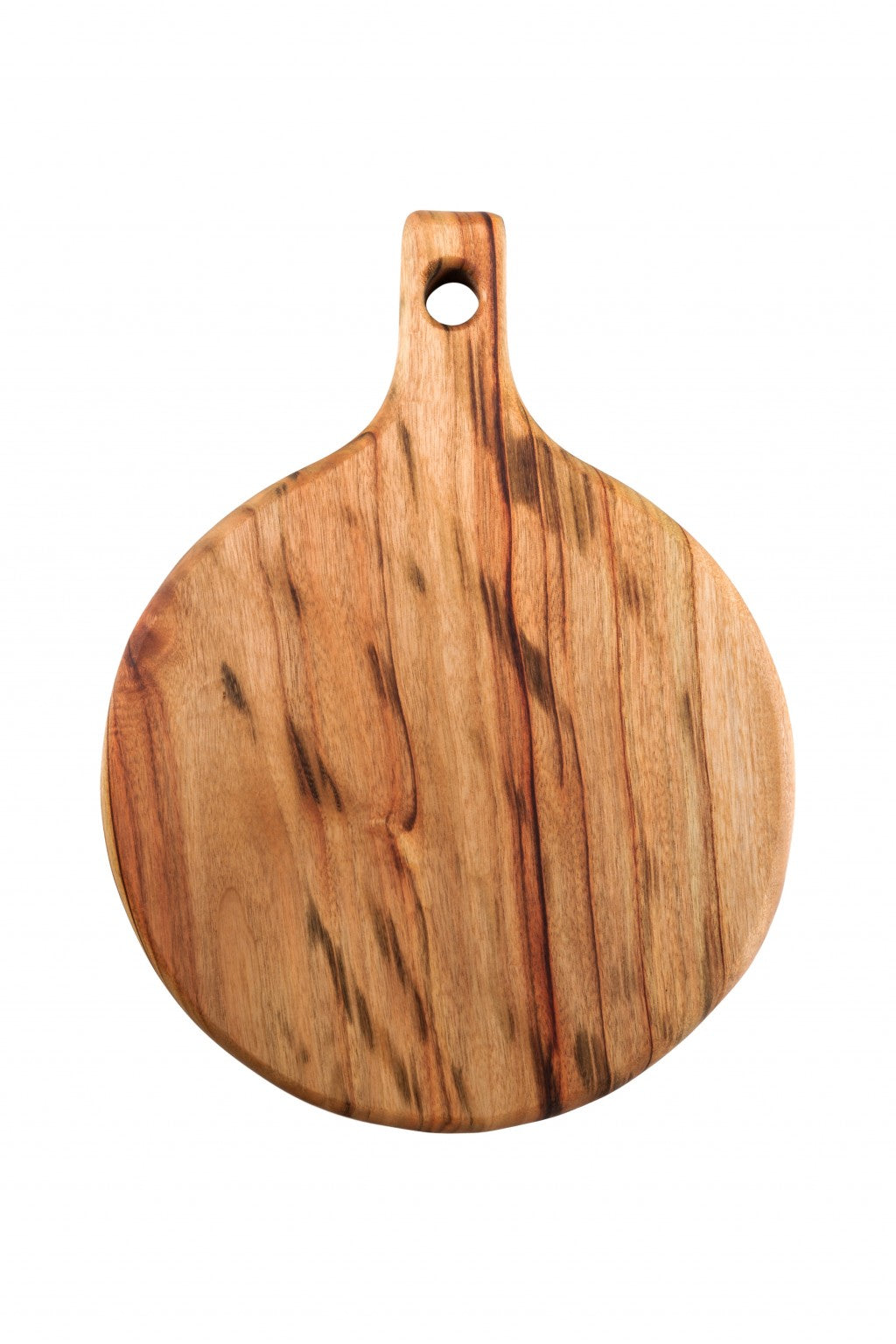 Natural Laurel Wood Anti Bacterial Round Pizza Paddle Board - 99fab 