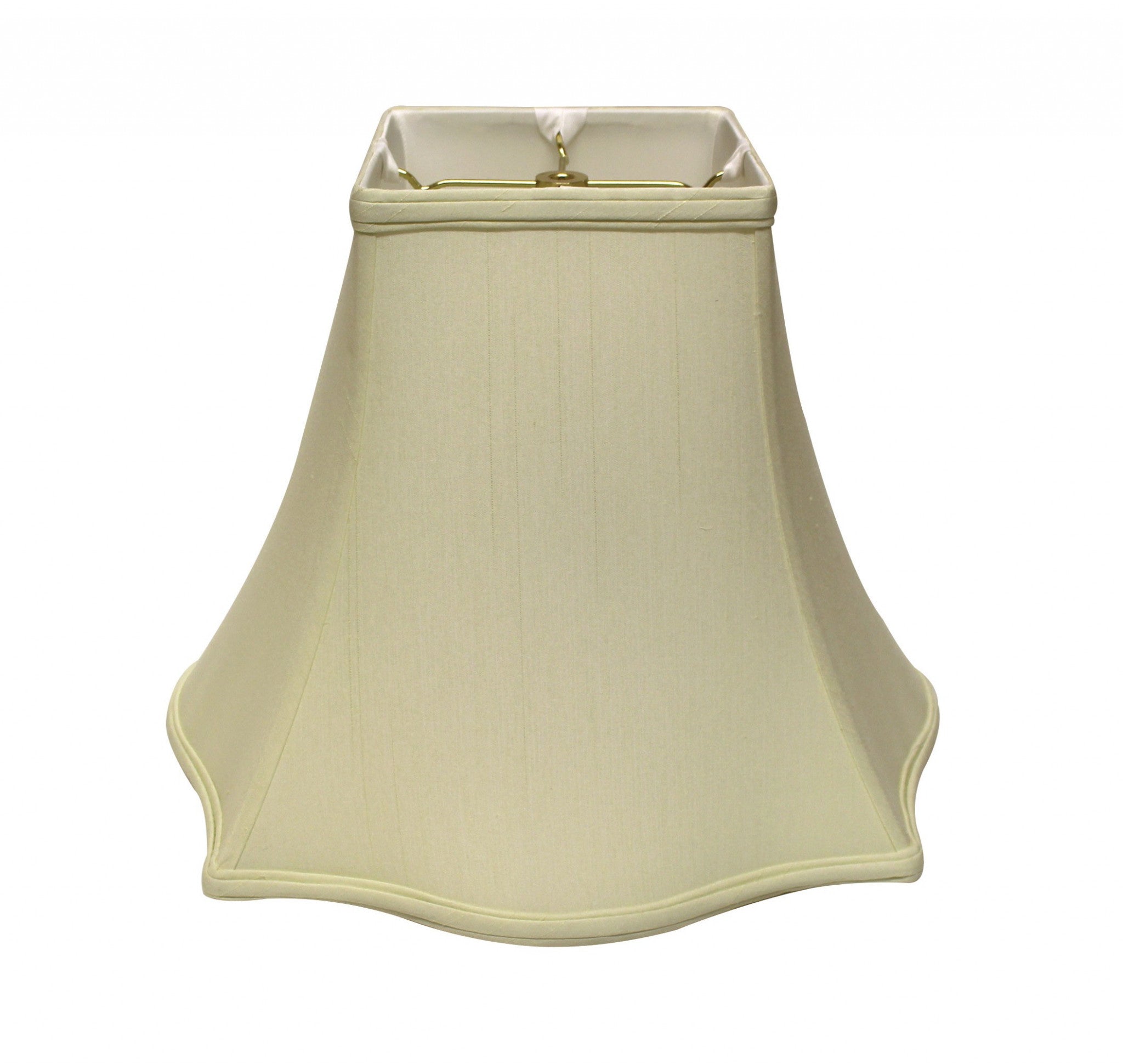 12" Ivory Premium Square Monay Shantung Lampshade