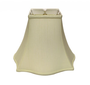 12" Ivory Premium Square Monay Shantung Lampshade