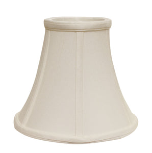 10" White Premium Bell Monay Shantung Lampshade