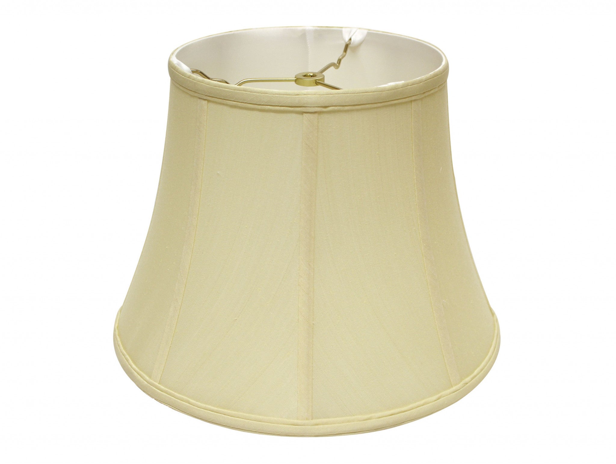 16" Antique White Altered Bell Monay Shantung Lampshade