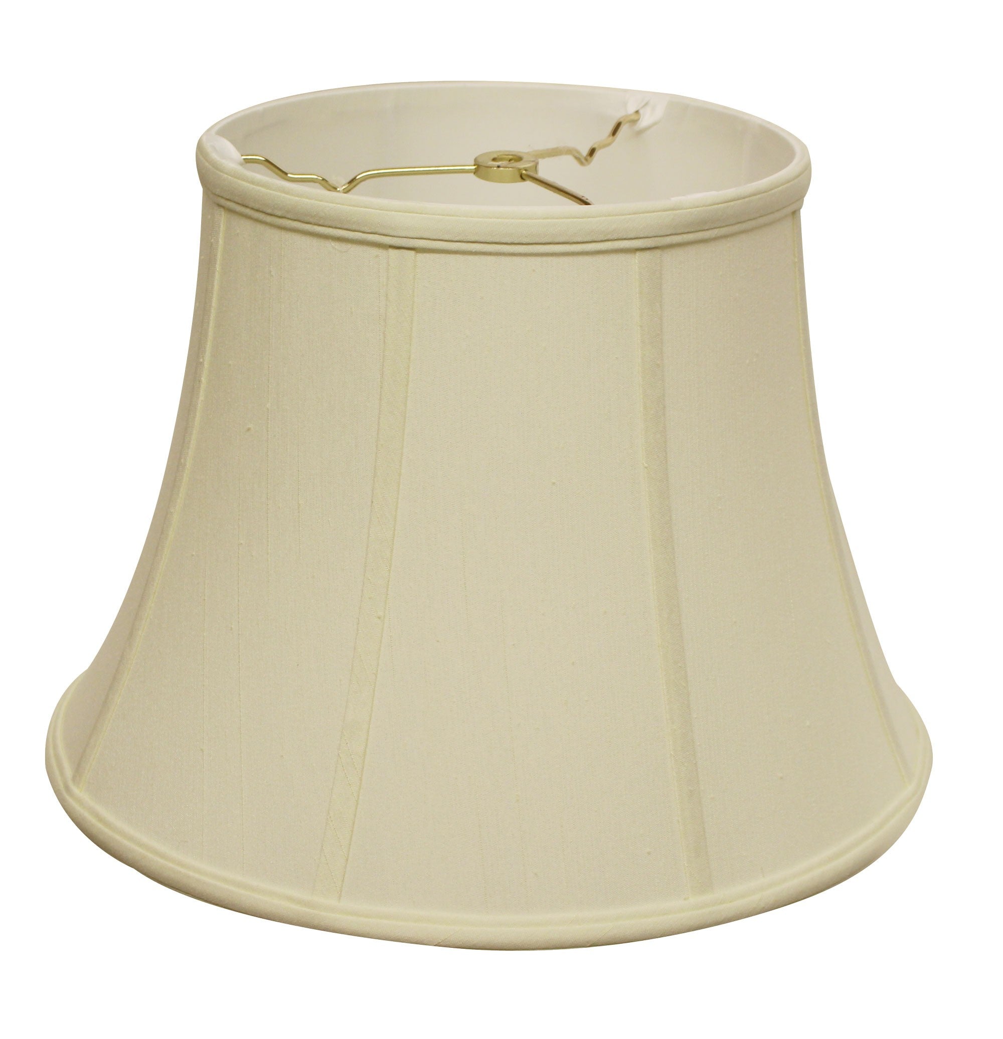 16" Ivory Altered Bell Monay Shantung Lampshade