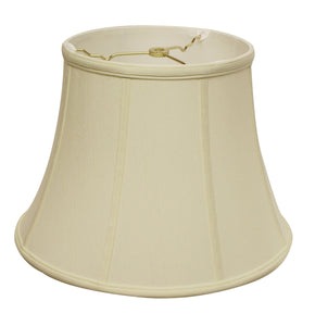 18" Ivory Altered Bell Monay Shantung Lampshade