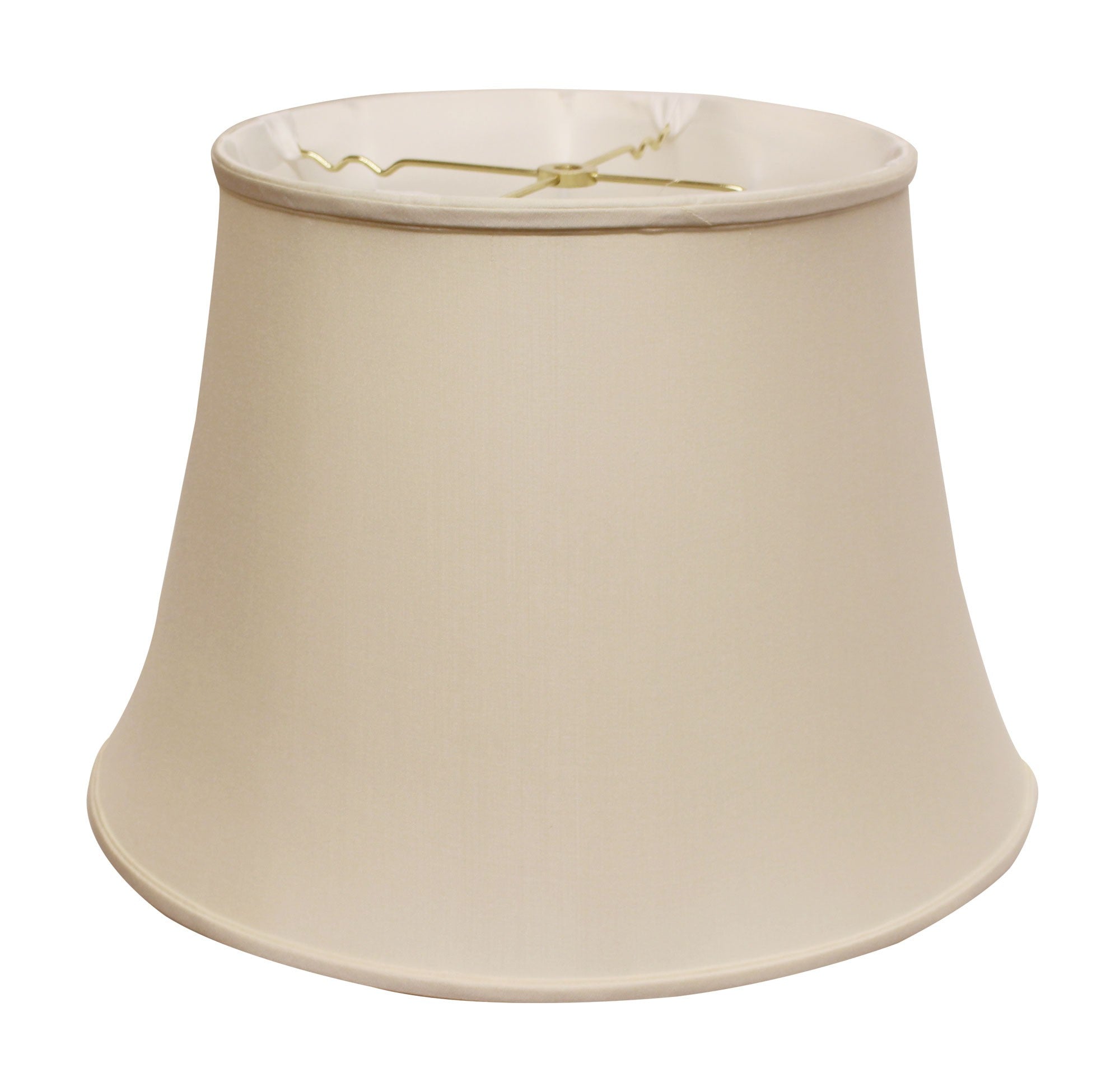 18" Biege Sloped Euro Bell Pongee Shantung Lampshade