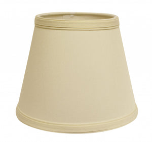 19" Ivory Empire Slanted No Slub Lampshade