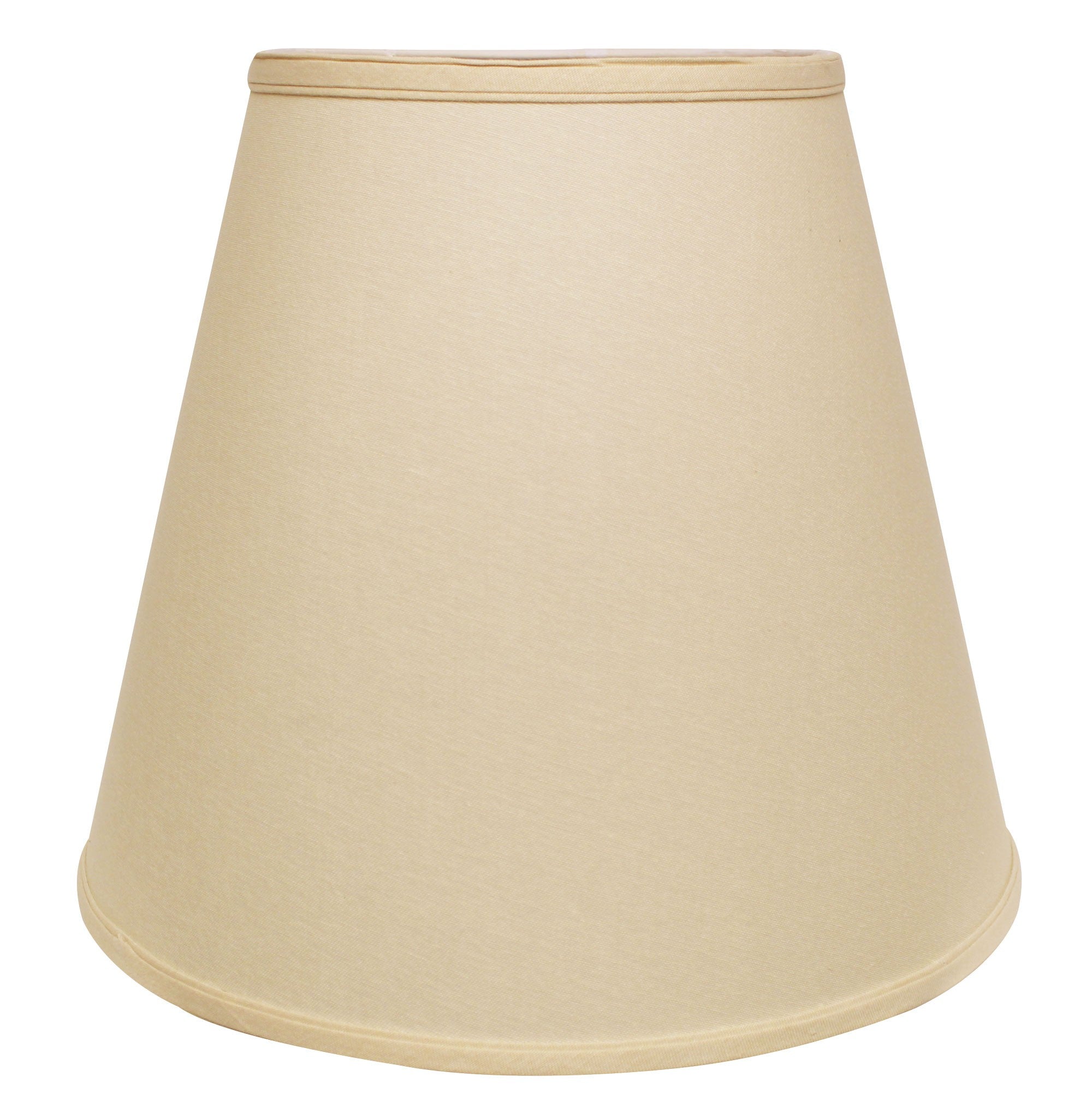 18" Parchment Biege Empire Linen Lampshade