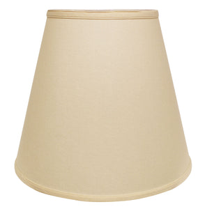 18" Parchment Biege Empire Linen Lampshade