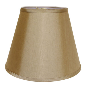 16" Pale Brown Empire Deep Slanted No Slub Lampshade