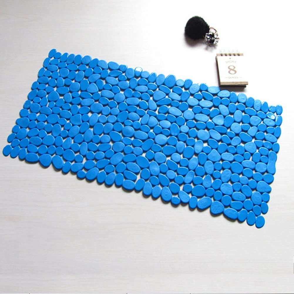 Blue Spa Pebbles Bathtub Mat - 99fab 