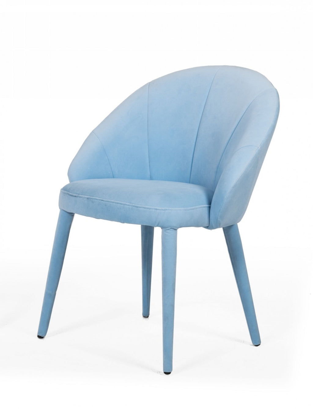 Blue Fabric Wrapped Dining Chair - 99fab 