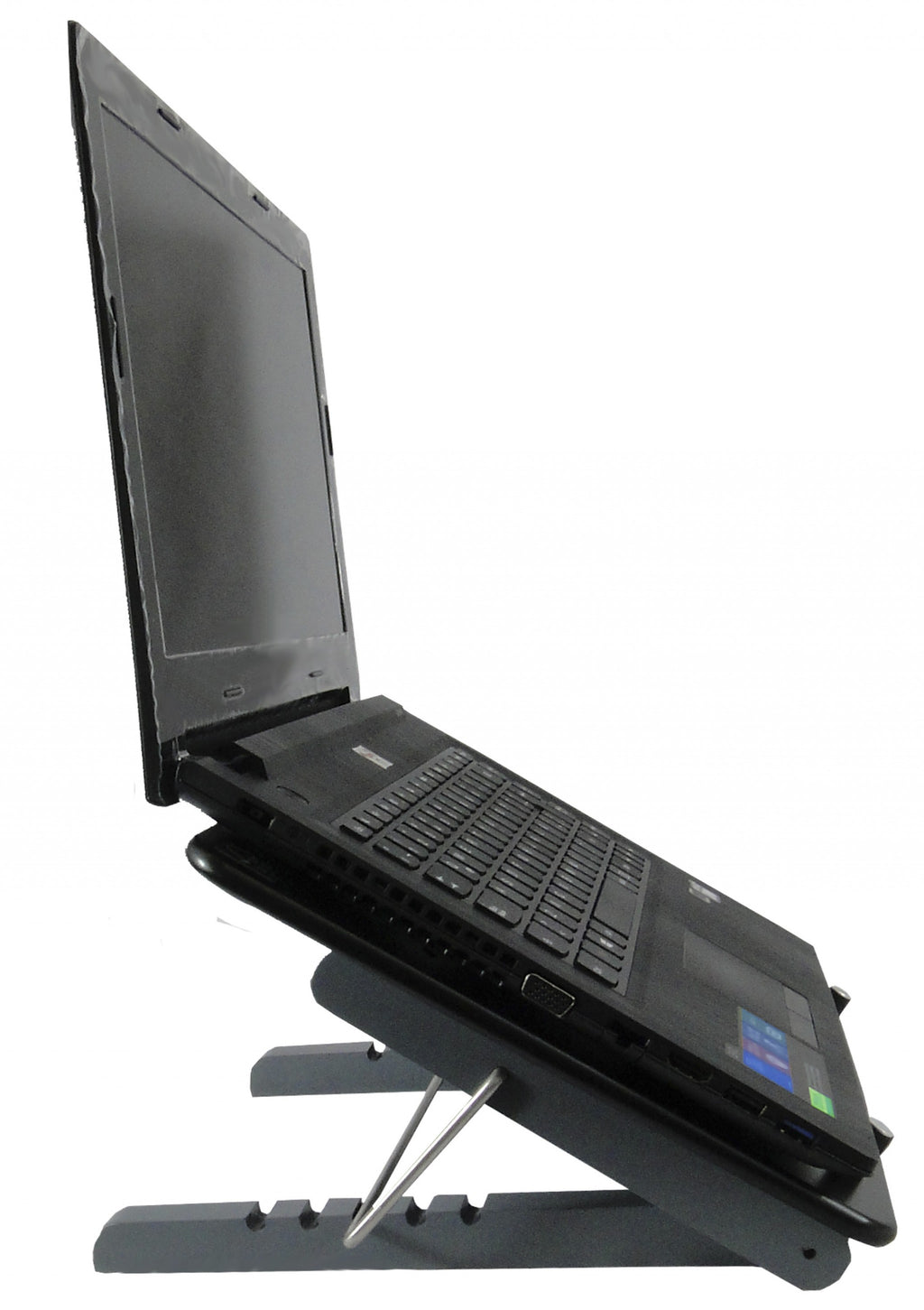 Black Adjustable Five Level Ergonomic Laptop Stand - 99fab 